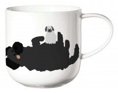 ASA Selection ASA SELECTION Henkelbecher Fluffy Dogs Weiss Кружка с ручкой ASA SELECTION Fluffy Dogs