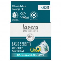 lavera Basis Sensitive Anti-Falten Nachtcreme Q10  Basis Sensitive Ночной крем против морщин Q10