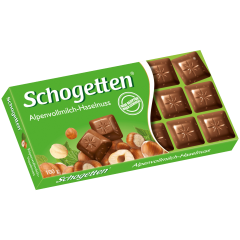 Schogetten Vollmilch-Nuss Альпийский молочный шоколад с орехами 100г