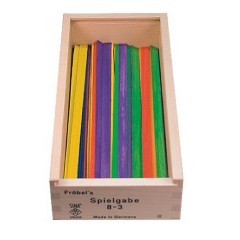 SINASPIELZEUG Holzspielzeug Frobel Gabe 8-2 Stabchen 250mm Деревянная игрушка Frobel Gabe 8-2 палочки 250мм