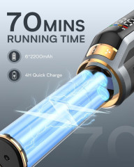 OLAYMEY OLAYMEY Akku-Hand-und Stielstaubsauger, 250,00 W, Beutellos, 30000Pa Staubsauger Kabellos Bis zu70 Min Starke Saugsleistung 2200mAh Беспроводной ручной и стержневой пылесос OLAYMEY, 250,00 Вт, без мешка, пылесос 30 000 Па, беспроводной, до 70 мин