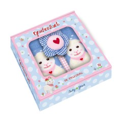 Die Spiegelburg Geschenkset Lammchen (SockenArmrassel) Подарочный набор «Ягнята» (погремушка для носка)