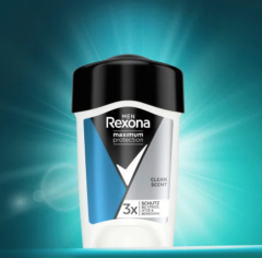 Rexona Antitranspirant DEOCREME Men Maximum Protection Clean Scent Дезодорант антиперспирант сухой крем, 45 мл