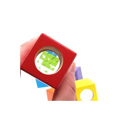 joueco Holzbausteine Entdeckungsklotze Блоки открытия деревянных строительных блоков