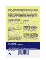 Zirkulin Flohsamen Schalen 200g, Псилиум + апельсин + семена льна + семена чиа, 200 г