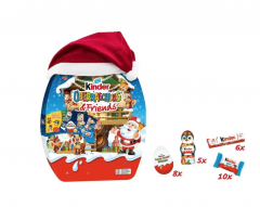 kinder Uberraschung &amp; Friends Адвент-календарь 2025 &quot;Киндер-сюрприз и друзья&quot; , 29 вкусных сюрпризов от Киндер, 370 грамм