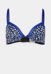 Tommy Hilfiger DEMI BRA PRINT Underwired bra blue DEMI BRA PRINT Бюстгальтер на косточках синий