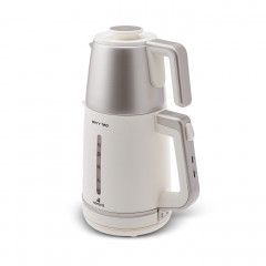 Karaca Karaca Wasser-/Teekocher, Durch den Deckel des Wassertanks auch als Wasserkocher geeignet. Прибор для приготовления чая и воды Karaca, который благодаря крышке резервуара для воды также можно использовать в качестве чайника.