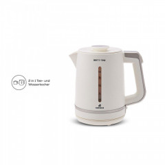 Karaca Karaca Wasser-/Teekocher, Durch den Deckel des Wassertanks auch als Wasserkocher geeignet. Прибор для приготовления чая и воды Karaca, который благодаря крышке резервуара для воды также можно использовать в качестве чайника.