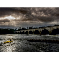 CALVENDO Puzzle CALVENDO Puzzle Kanalbrucke von Le Guetin Пазл CALVENDO Puzzle Мост через канал Le Guetin