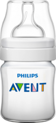 Philips AVENT 1-отверстие, 125 ml, Полипропиленовая Бутылка из Экологических материалов для Маленьких Детей с Горлышком и Крышкой 1 шт