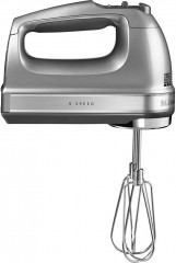 KitchenAid KitchenAid Handmixer 5KHM9212ECU CONTOUR SILVER, 85 W, 9 Stufen  Ручной миксер KitchenAid 5KHM9212ECU CONTOUR SILVER, 85 Вт, 9 уровней
