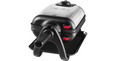 Tefal Tefal King Size Waffeleisen WM756D schwarz/silber, 1.200 Watt schwarz/silber Вафельница Tefal King Size WM756D черная/серебристая, 1200 Вт