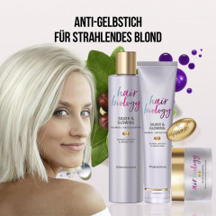 Hair Biology Silver & Glowing Pflegespulung Серебряный и сияющий кондиционер