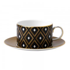 Wedgwood Wedgwood Arris Kaffeetasse / Teetasse 0,18 L mit Untertasse 2-tlg. Wedgwood Arris кофейная/чайная чашка 0,18 л с блюдцем 2 шт.