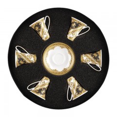 Rosenthal meets Versace Rosenthal Versace I love Baroque Espresso-/Mokkatasse 0,09 L 6x Obertasse / 6x Untertasse Чашка Rosenthal Versace I love Baroque для эспрессо/мокко 0,09 л 6 чашек / 6 блюдец
