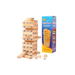 Hocan Tabletop-Balance-Spiel Jenga-Blocke Настольная балансная игра Jenga Blocks