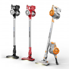 TurboTronic by Z-Line TurboTronic by Z-Line Akku-Hand-und Stielstaubsauger &gt;8 kpa, 45 Min. Laufzeit, ultra-Leichtgewicht Boden Staubsauger, 120 W, beutellos, kabelloser Handsauger mit Wandhalterung rot Беспроводной ручной пылесос TurboTronic by Z-Line &amp;gt