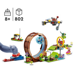 LEGO Sonic 76994 Sonics Looping-Challenge in der Green Hill Zone Конструктор Лего Соник 76994 Испытание Зоны Зеленого холма Соника