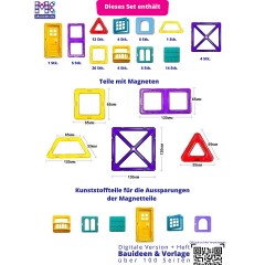 MAGNIKON Magnetische Bausteine MK-84 Магнитные строительные блоки МК-84