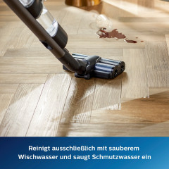 Philips Philips Nass-Trocken-Akkusauger AquaTrio Cordless 9000 Series XW9383/01, 3-in-1 Saugen und Wischen in einem Zug  Беспроводной пылесос Philips для влажной и сухой уборки AquaTrio Cordless 9000 Series XW9383/01, уборка и мытье полов 3-в-1 за один ра