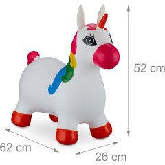 relaxdays Hupftier Einhorn Копытное животное единорог