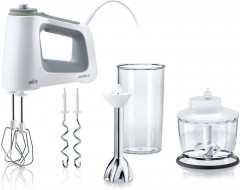 Braun Braun Handmixer HM5137WH Handmixer Leistungsbedarf: 750 W, Geschwindigkeitsstufen: 9 Ручной миксер Braun HM5137WH Требуемая мощность ручного миксера: 750 Вт, уровни скорости: 9
