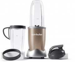 nutribullet nutribullet Smoothie-Maker NB907CP, 900 W, Standmixer, Multifunktionsmixer inkl. 2 Trinkbecher, Champagner Производитель смузи nutribullet NB907CP, 900 Вт, настольный миксер, многофункциональный миксер, включая 2 чашки для питья, шампанское