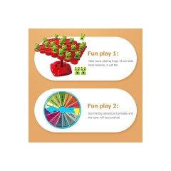 Hocan Puzzle-Mathe-Spiel Frosch Balance Baum Математическая игра-головоломка дерево баланса лягушки