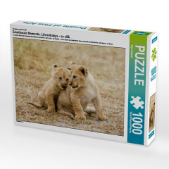 CALVENDO Puzzle CALVENDO Puzzle Emotionale Momente: Lowenbabys Пазл CALVENDO Puzzle Эмоциональные моменты: Львята