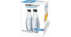 SodaStream SodaStream Glaskaraffe Duopack, Kanne transparent/schwarz, fur Penguin- und Crystal-Sprudler transparent/schwarz Стеклянный графин SodaStream, двойная упаковка, кувшин прозрачный/черный, для производтелей газировки Penguin и Crystal