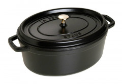 Staub Staub Br\u00e4ter Cocotte 33cm oval schwarz Staub Br>4ter Кокотка 33см овальная
