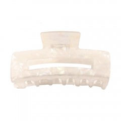 Chris Rubin Ruby Haarklammer White Marble Рубиновая заколка для волос