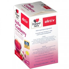 Doppelherz (Доппельхерц) aktiv Heisse Cranberry mit Vitamin C + Zink 10 шт