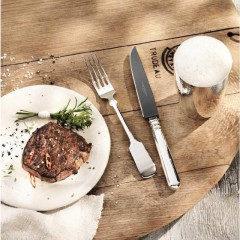 Robbe & Berking Robbe & Berking Alt-Spaten - 150 g versilbert Menugabel 204 mm Robbe & Berking Alt-Spaten - Столовая вилка посеребренная 150 г 204 мм