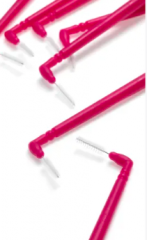 DONTODENT Interdentalbursten gewinkelt rosa 0,4 mm ISO 2, 28 St Межзубные ёршики extra fein 2-3 mm, 28 шт