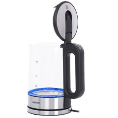 Mesko Mesko Wasserkocher MS 1301B 1,7 Liter, Glas, 1,7 Liter, mit Temperatureinstellung, LED Beleuchtung Чайник Mesko MS 1301B 1,7 л, стекло, 1,7 л, с регулировкой температуры, светодиодная подсветка