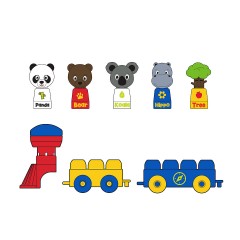 Tutor Blocks Magnetbausteine Serie 201 Safari Abenteuer Магнитные строительные блоки серии 201 Safari Adventure