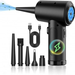 Lannister Lannister Akku-Handstaubsauger Druckluft Staubwedel 6000mAh 51000RPM drei Geschwindigkeitsregelung, LED-Licht eine Taste starten eine Vielzahl von Dusen Беспроводной ручной пылесос Lannister, тряпка со сжатым воздухом, 6000 мАч, 51000 об/мин, т