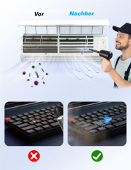 Lannister Lannister Akku-Handstaubsauger Druckluft Staubwedel 6000mAh 51000RPM drei Geschwindigkeitsregelung, LED-Licht eine Taste starten eine Vielzahl von Dusen Беспроводной ручной пылесос Lannister, тряпка со сжатым воздухом, 6000 мАч, 51000 об/мин, т