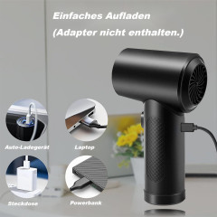 Lannister Lannister Akku-Handstaubsauger Druckluft Staubwedel 6000mAh 51000RPM drei Geschwindigkeitsregelung, LED-Licht eine Taste starten eine Vielzahl von Dusen Беспроводной ручной пылесос Lannister, тряпка со сжатым воздухом, 6000 мАч, 51000 об/мин, т