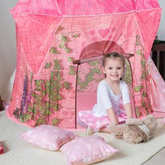 relaxdays Spielzelt Madchen Schloss Играть в замок для девочек в палатке