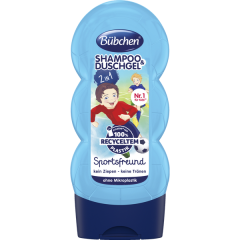 Bübchen 2in1 Shampoo & Duschgel Sportsfreund, Бюбхен 2в1 Шампунь и гель для душа Спортивный друг, 230 мл