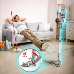 Duronic Duronic Akku-Stielstaubsauger, VC28 Akku Staubsauger, Burstenstaubsauger kabellos, Handstaubsauger  Беспроводной пылесос Duronic, беспроводной пылесос VC28, пылесос с беспроводной щеткой, ручной пылесос