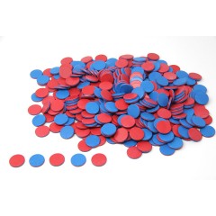 Wissner aktiv lernen Wendeplattchen rot\/blau (400 Stuck) Вертушки красные/синие (400 шт.)