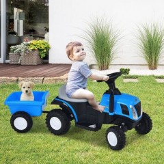 COSTWAY 6V Traktor New Holland 106cm mit Anhanger 6V трактор New Holland 106см с прицепом