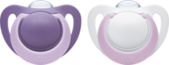 Nuk Соска (успокаивающая) Genius Размер 2, Силикон , Mädchen, 1 шт