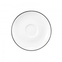 Seltmann Weiden Seltmann Weiden Modern Life Black Line Espressoobertasse 0,09 L mit Untertasse 2-tlg. Чашка для эспрессо Seltmann Weiden Modern Life Black Line 0,09 л с блюдцем, 2 шт.