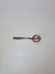 Ложка серебряная винтажная Jami-Favorit в заводской коробке с паспортом изделия, 17 x 6 см, Германия, 1960-70гг.