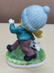 Статуэтка винтажная I'm Still Goebel &quot;Мальчик с собакой&quot;, 11 см, Германия, 1960-70гг.